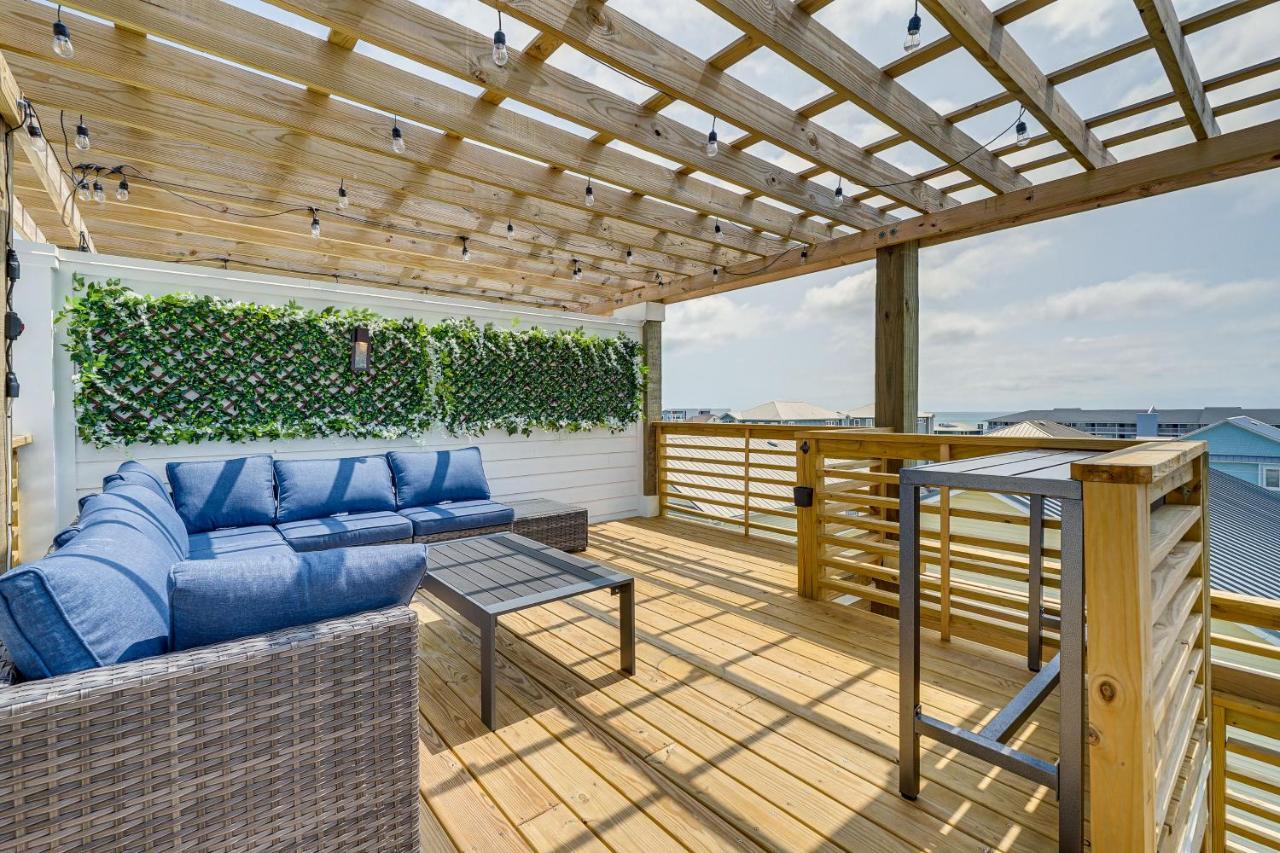 Carolina Beach Vacation Rental With Rooftop Terrace Exterior foto